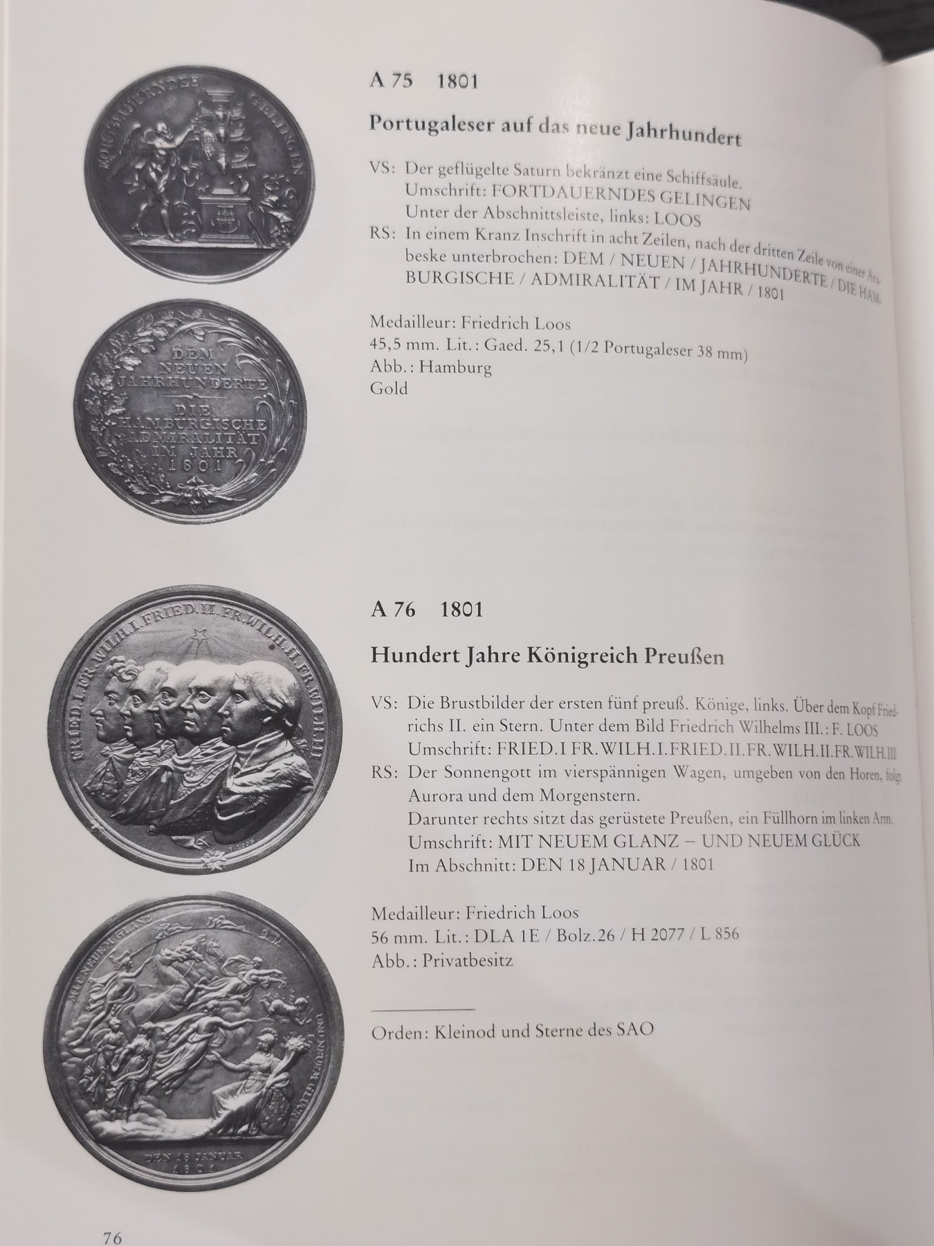 博洋堂世界钱币拍卖第034期（全场包邮） 国内首拍：德章皇家御用大师Loos作品目录，难得一见的工具书