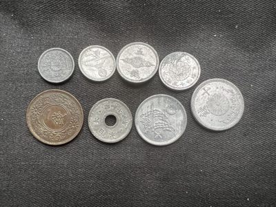 【币观天下】第228期钱币拍卖 - 日本散币普通品秒杀 8枚