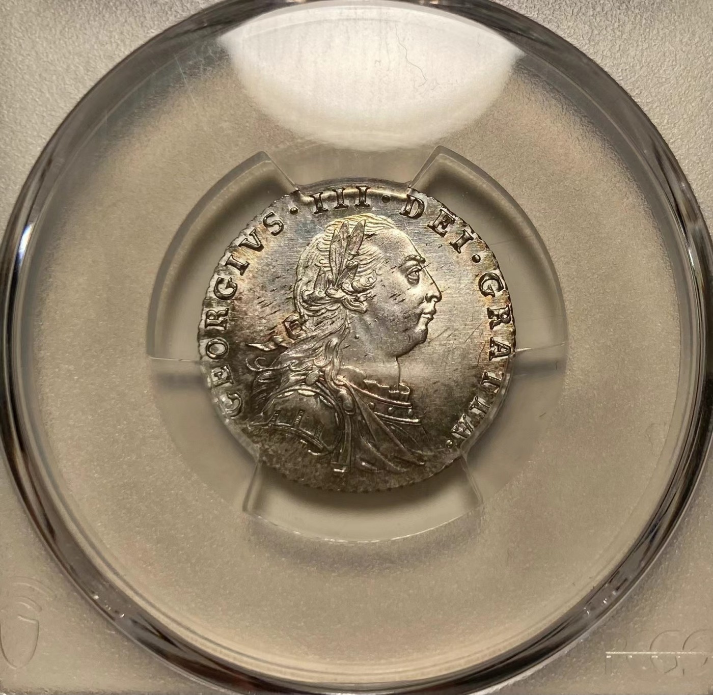 博洋堂世界钱币拍卖第034期（全场包邮） PCGS MS64 英国1787年乔治三世6便士，PCGS亚军分，冠军分MS65在19年6月SBP拍卖成交价6200