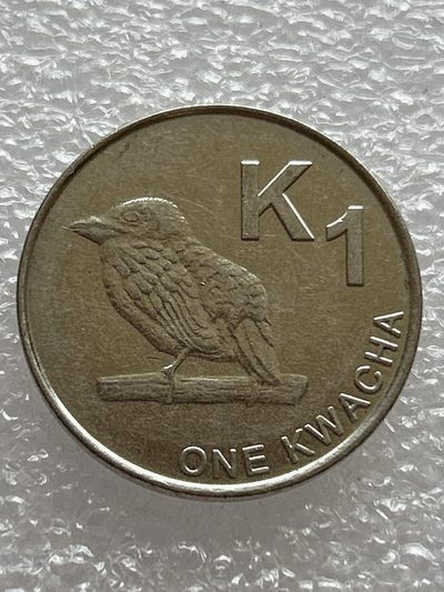 全场一元起拍 世界钱币散币场 第七期 - 赞比亚2016年麻雀1克瓦查