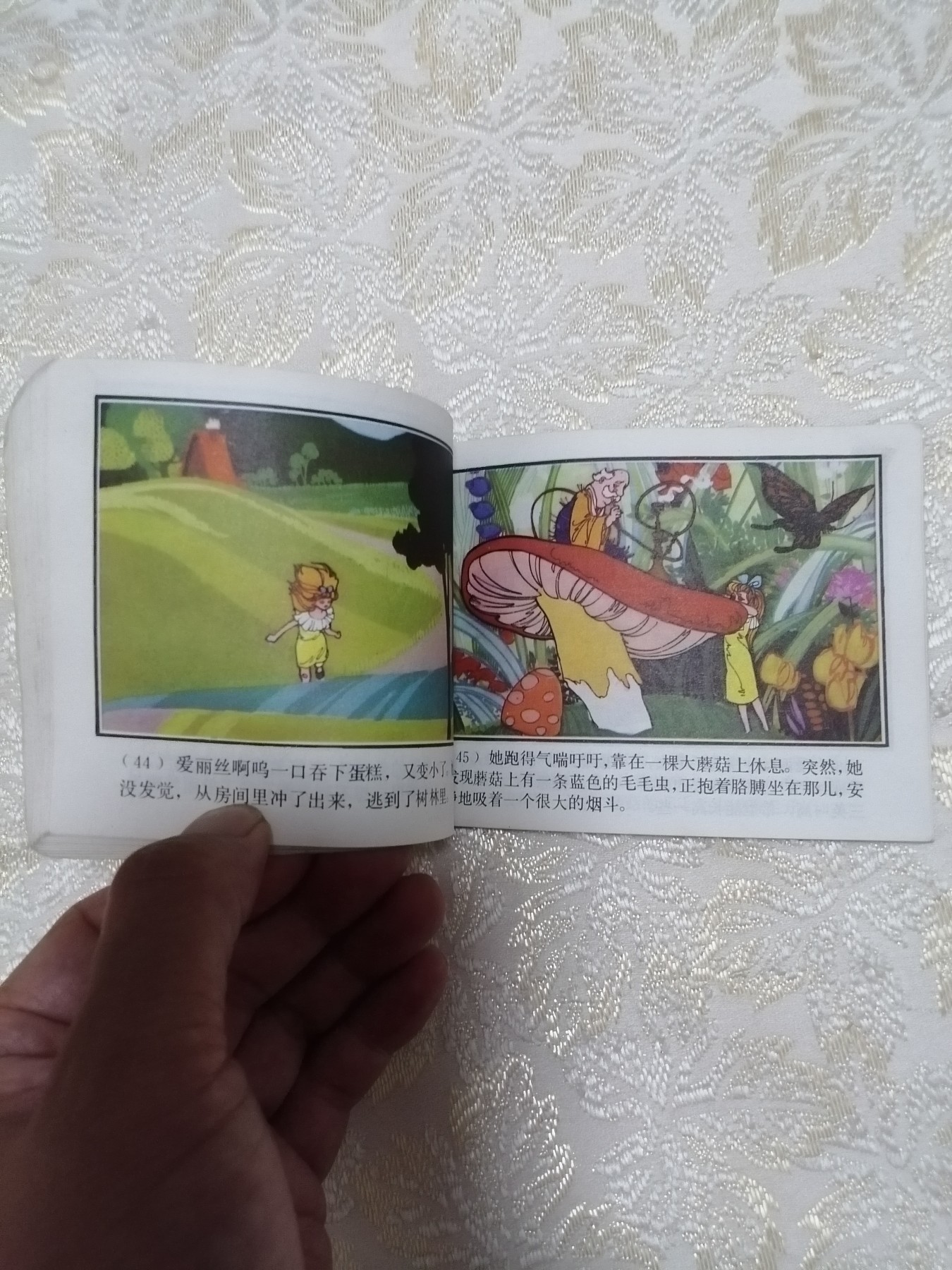 彩色连环画巜爱丽丝奇游梦境记》