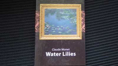 道一币馆币章第三场 - 原盒证精制 所罗门2015年莫奈画作—睡莲 1元 方形镀银纪念币 约60克