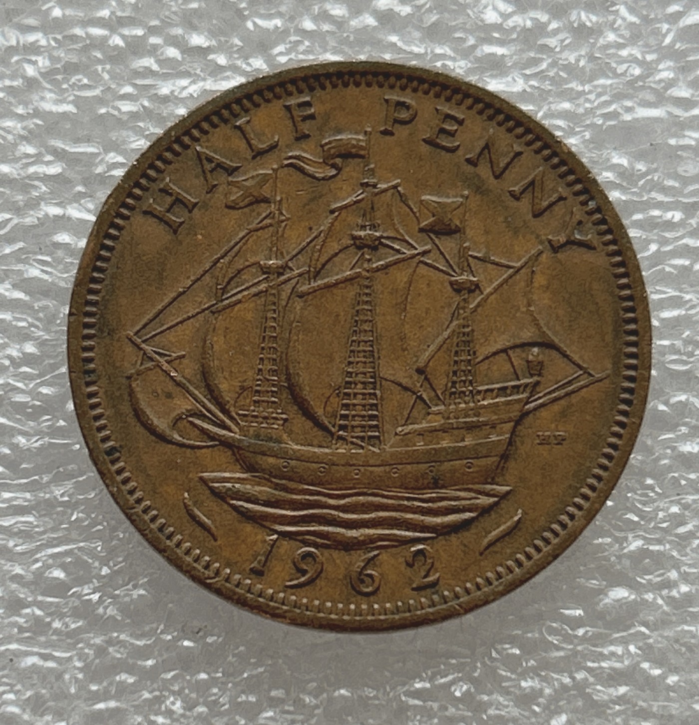 全场一元起拍 世界钱币散币场 第七期 英国女王伊丽莎白二世海盗船半便士