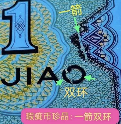 欣赏精品瑕疵币“一剑双环”