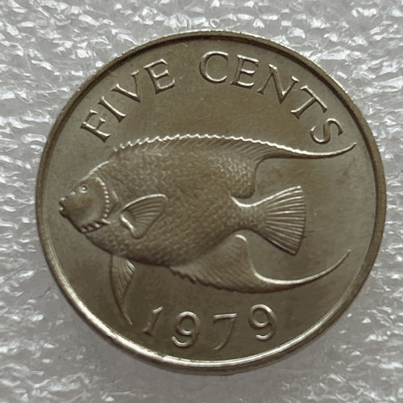 全场一元起拍 世界钱币散币场 第七期 百慕大 1979年5分镍币