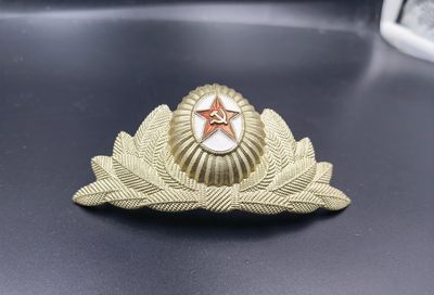 全场0起0押金！大陆勋赏俱乐部第四期拍卖 - 苏联校尉礼服帽徽