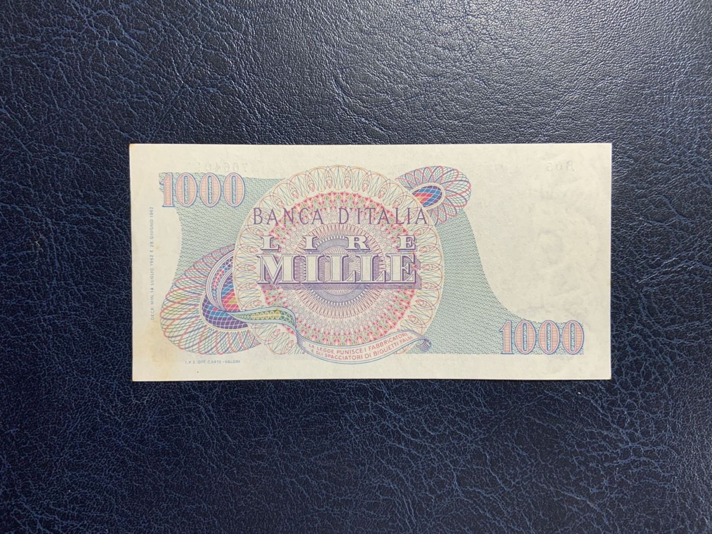 收藏联盟Quantum Auction 第274期拍卖 爱神维纳斯的故乡-塞浦路斯 意大利1962年1000里拉 品相UNC- 首发年份 剧作家威尔第