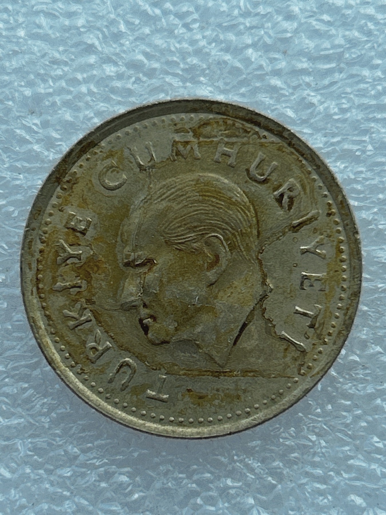 全场一元起拍 世界钱币散币场 第八期 土耳其1991年1000里拉  国父凯末尔总统