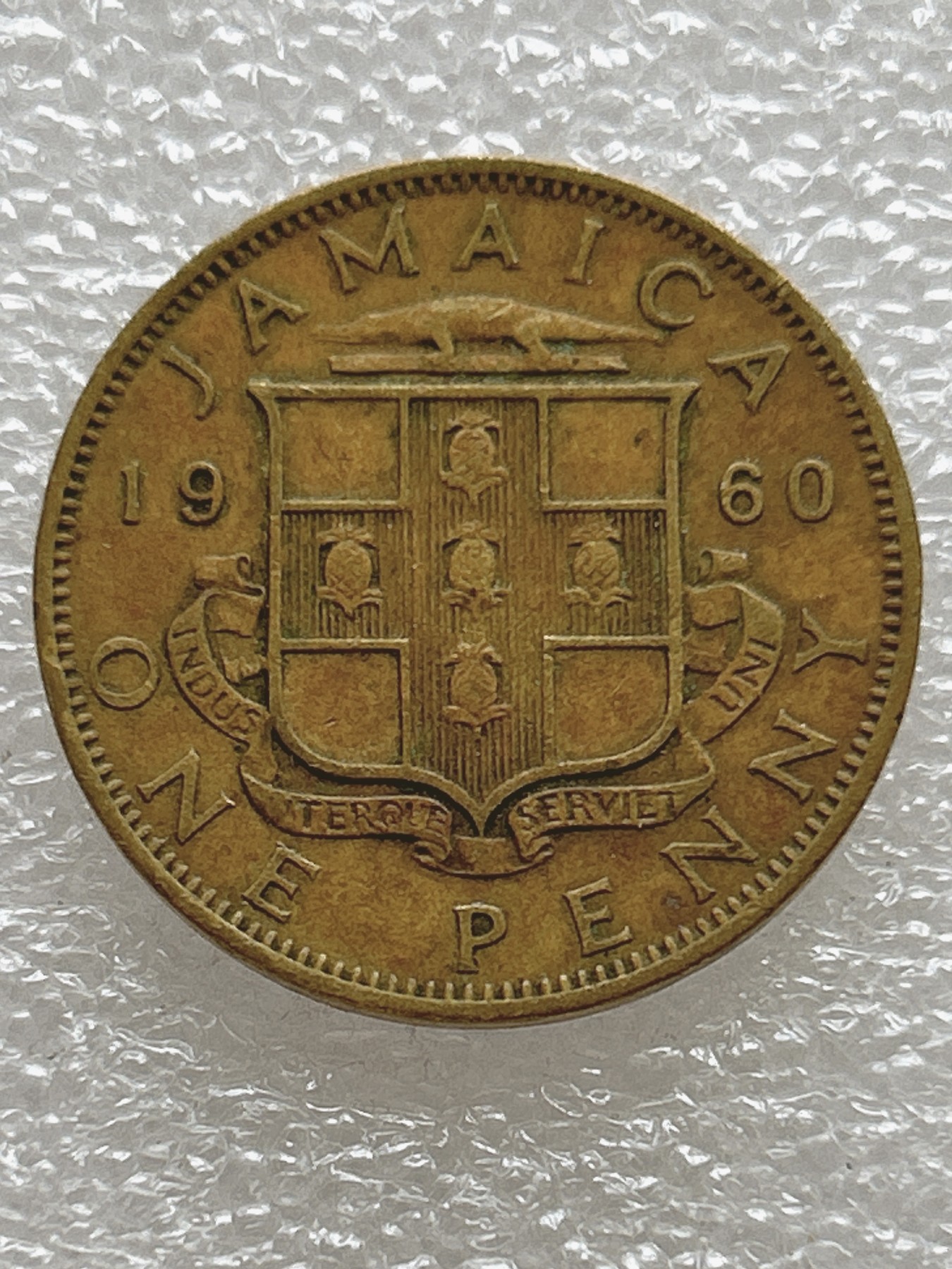 全场一元起拍 世界钱币散币场 第七期 英属牙买加 1960年1便士