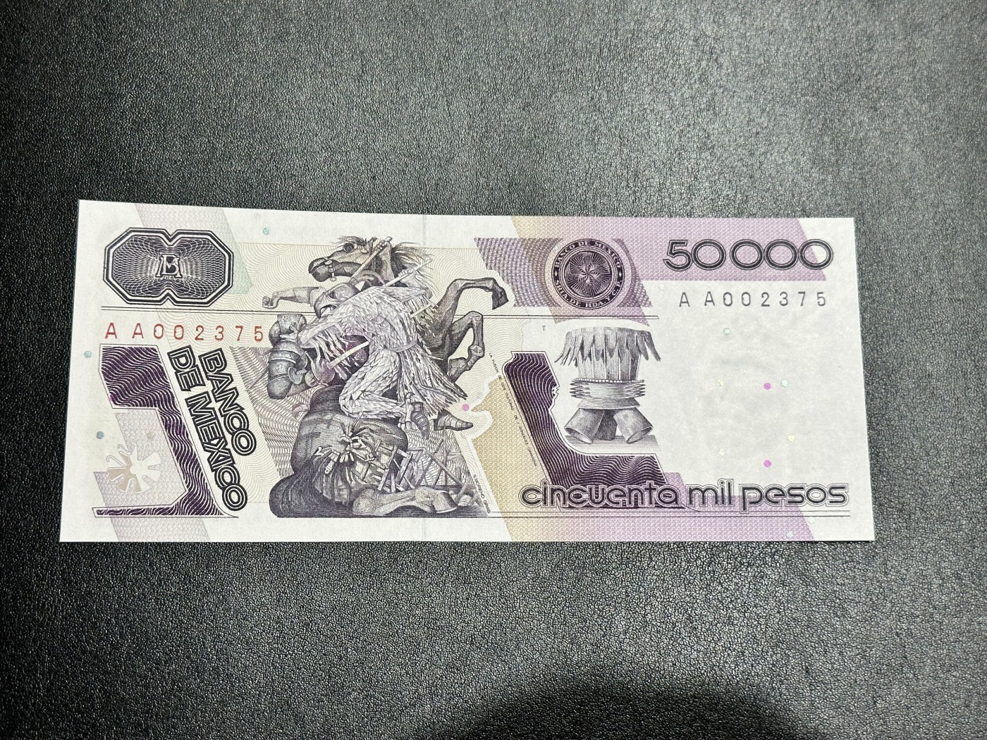 《外钞收藏家》第二百八十四期（连拍第一场） 50000比索纸币外国钱币1986年 全新