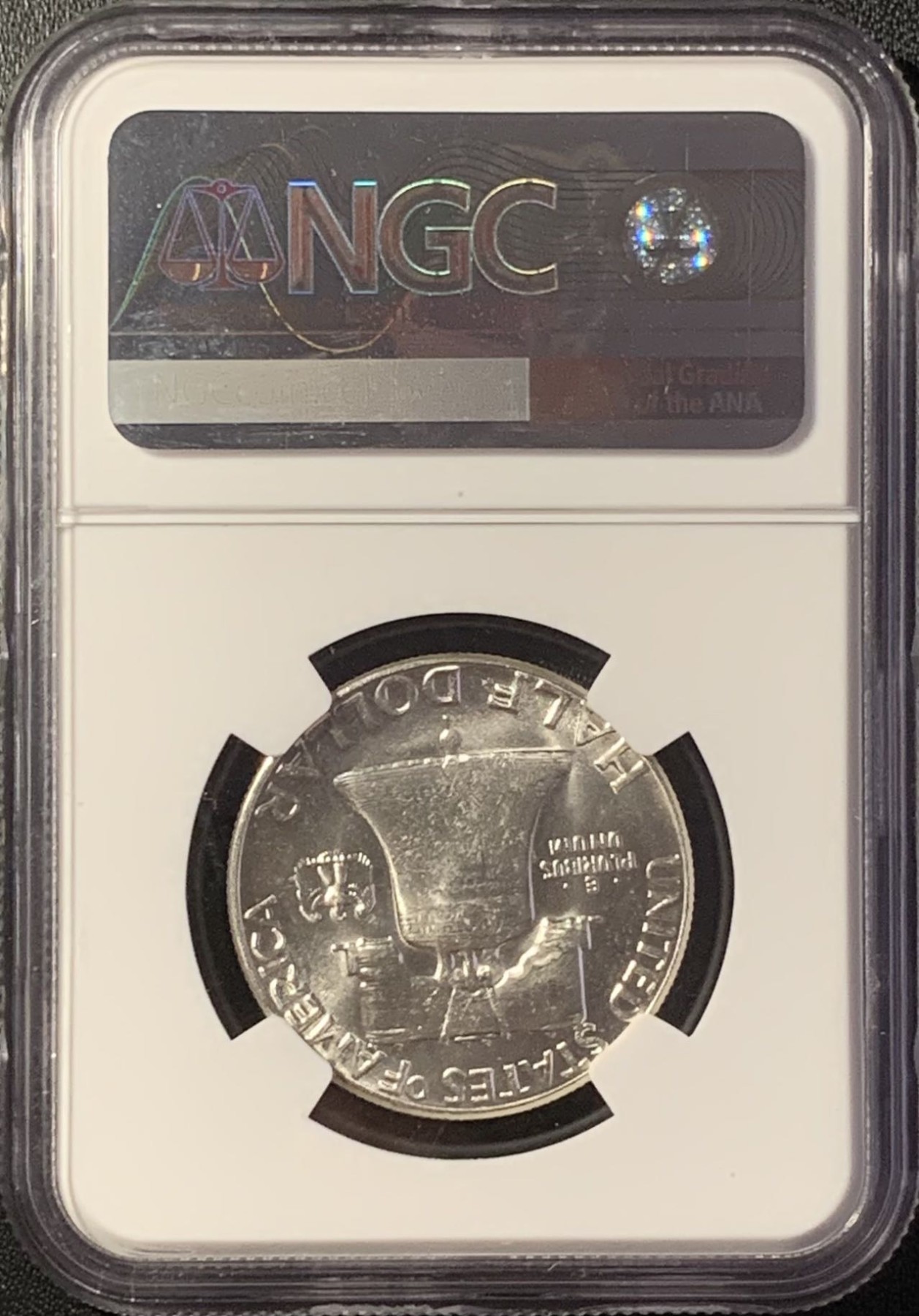 紫瑗钱币——第288期拍卖 美国 1963年 富兰克林 50美分 银币 NGC MS65