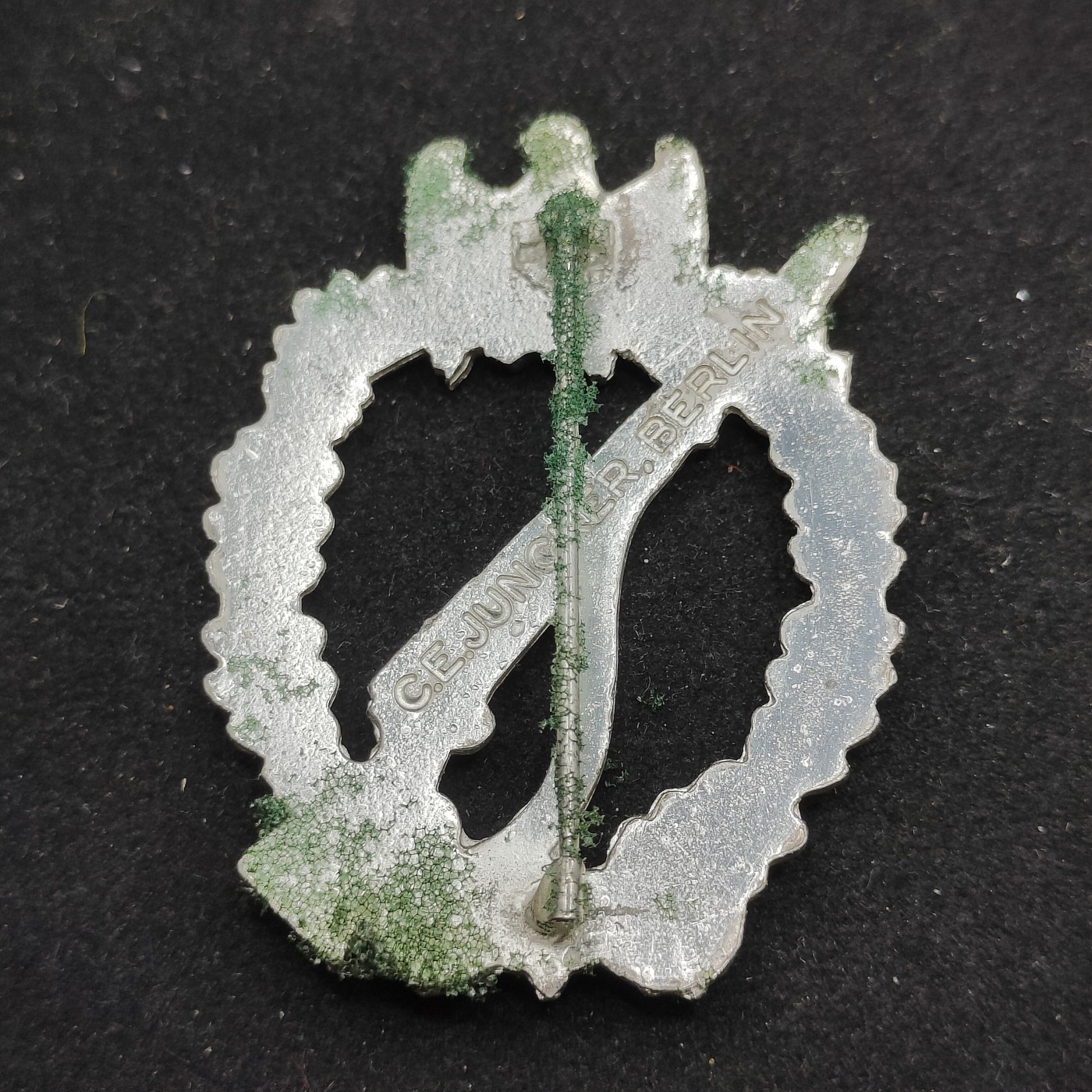 全场0元起拍 第74期 咸鱼国勋章拍卖专场 7月19日（周三）下午6：00开始 57版 德国陆军步兵突击版奖章 带标