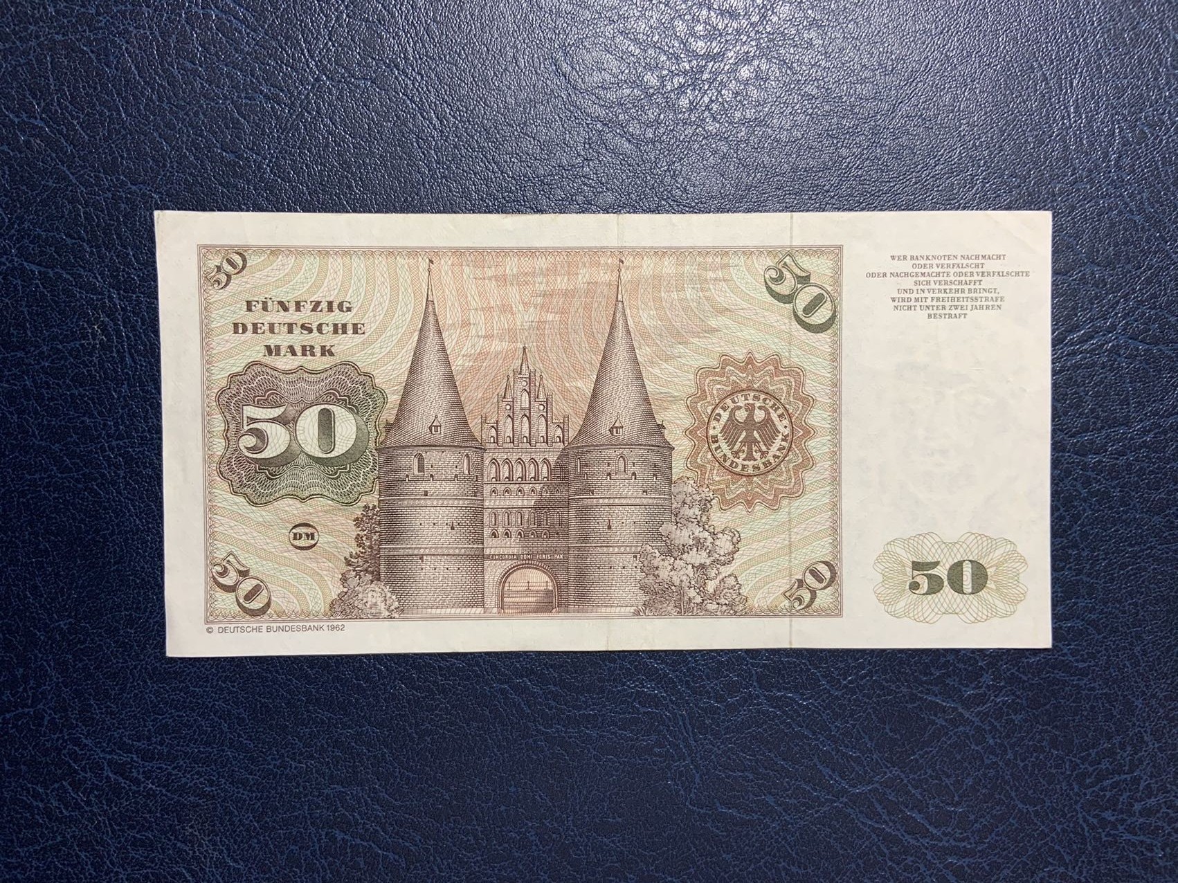 收藏联盟Quantum Auction 第274期拍卖 爱神维纳斯的故乡-塞浦路斯 德国联邦1980年50马克 品相如图 德国央行永久兑换欧元