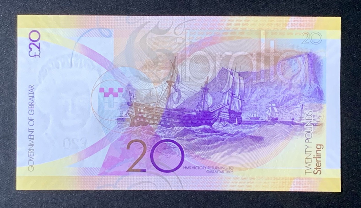 紫瑗钱币——第289期拍卖——纸币场 直布罗陀 2010年 伊丽莎白二世 20磅 UNC