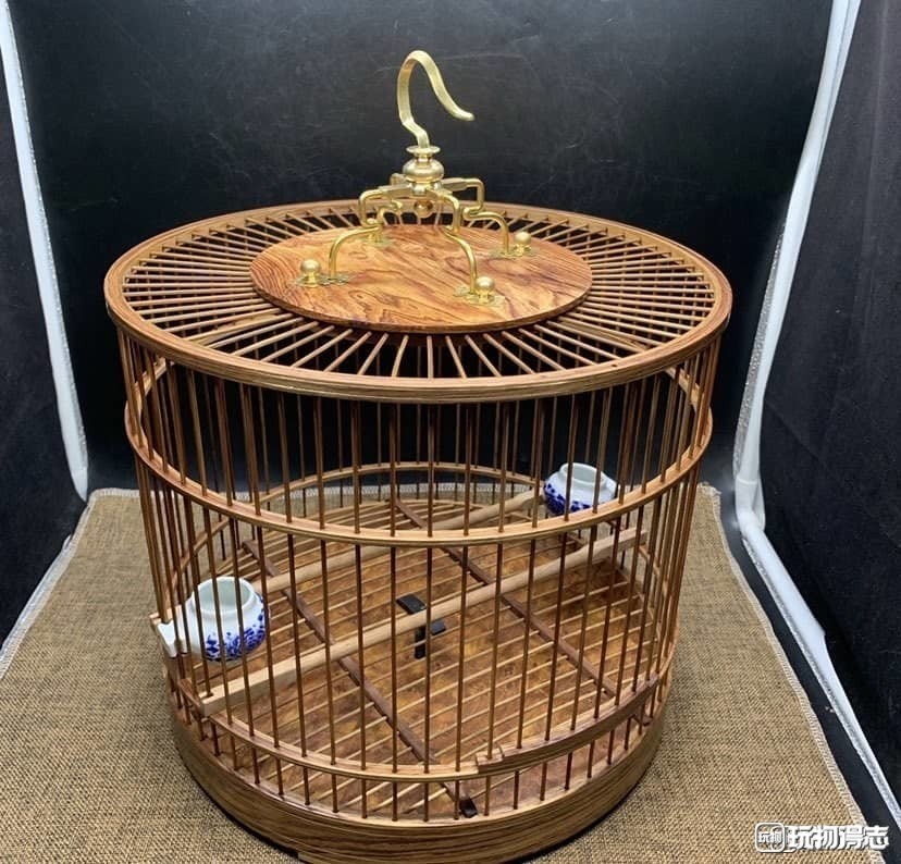 精美黄花梨大款鸟笼