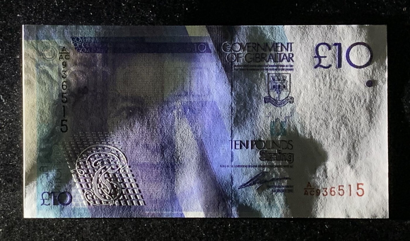 紫瑗钱币——第289期拍卖——纸币场 直布罗陀 2010年 伊丽莎白二世 10磅 UNC