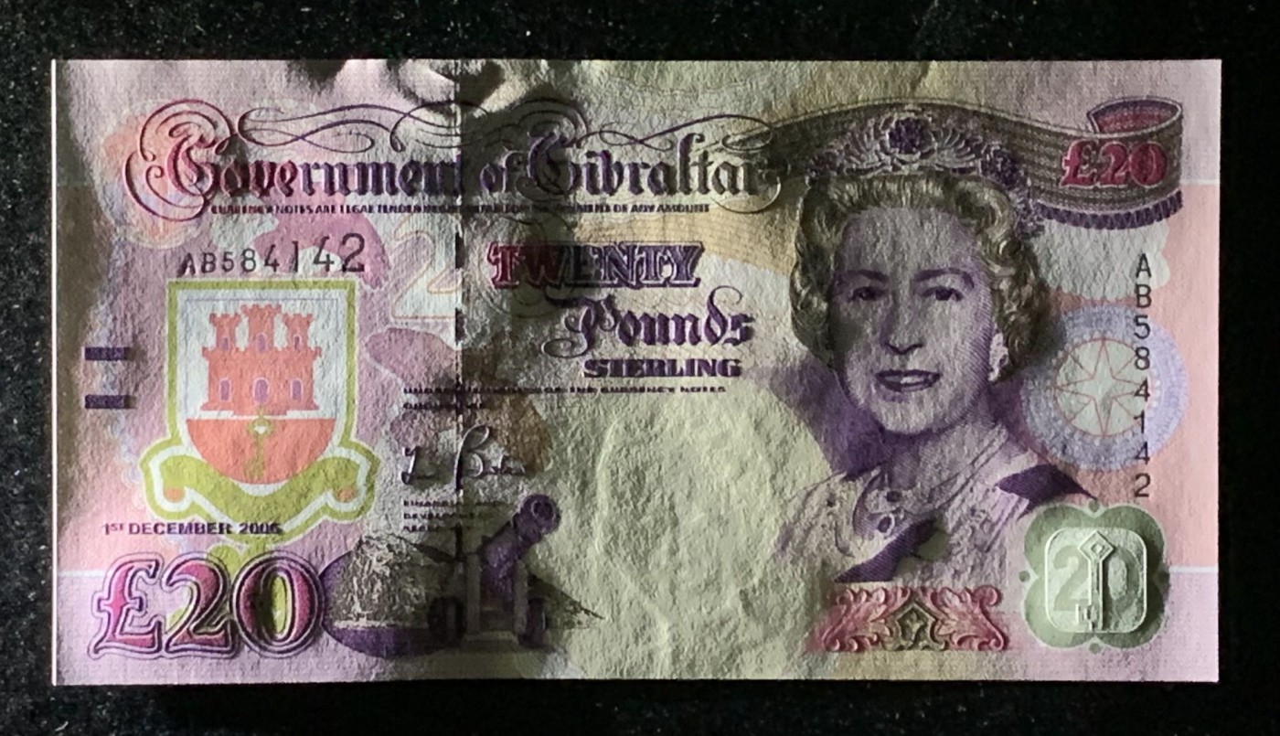 紫瑗钱币——第289期拍卖——纸币场 直布罗陀 2006年 伊丽莎白二世 20磅 UNC