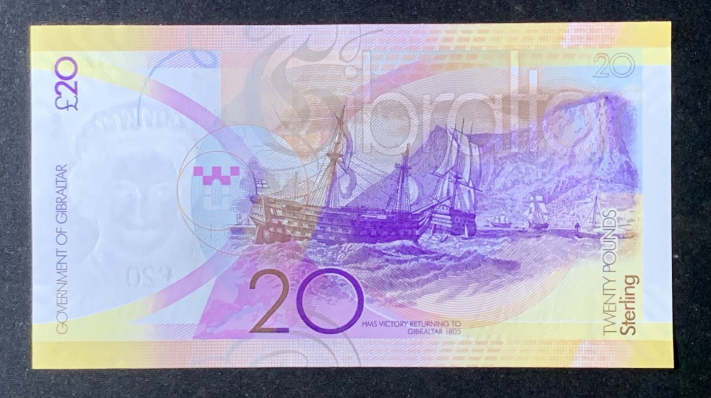 紫瑗钱币——第289期拍卖——纸币场 直布罗陀 2010年 伊丽莎白二世 20磅 UNC