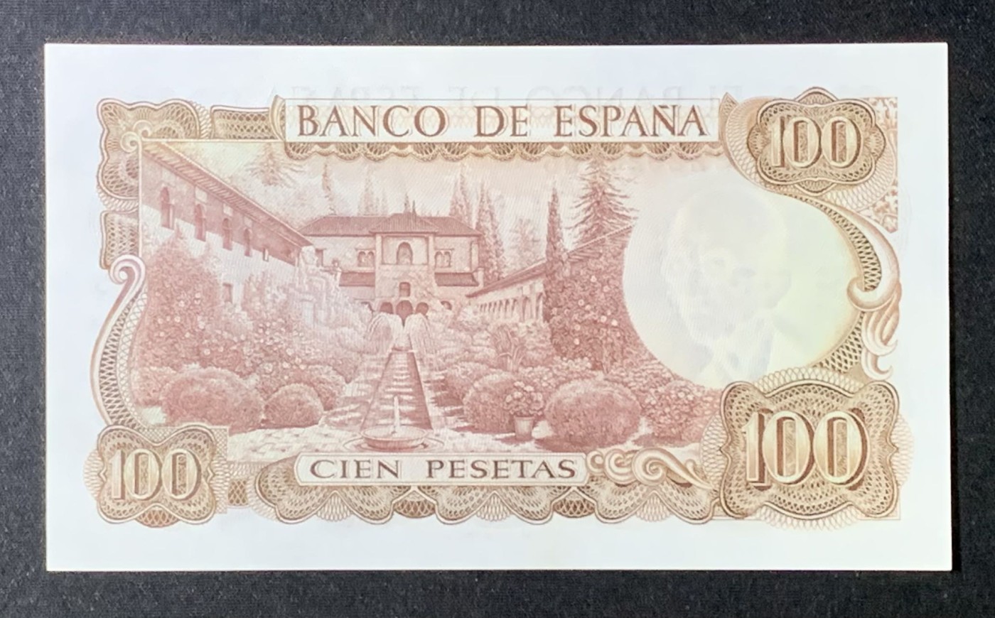 紫瑗钱币——第289期拍卖——纸币场 西班牙 1970(1974)年 曼努埃尔·德法拉 100比塞塔 UNC