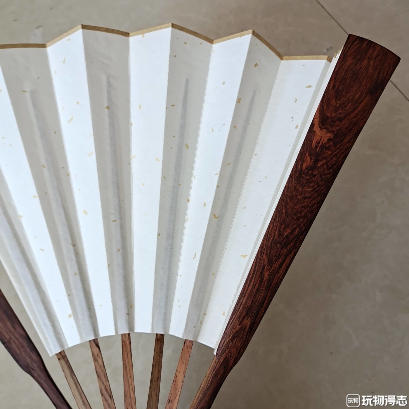 印尼黄花梨手工文玩折扇