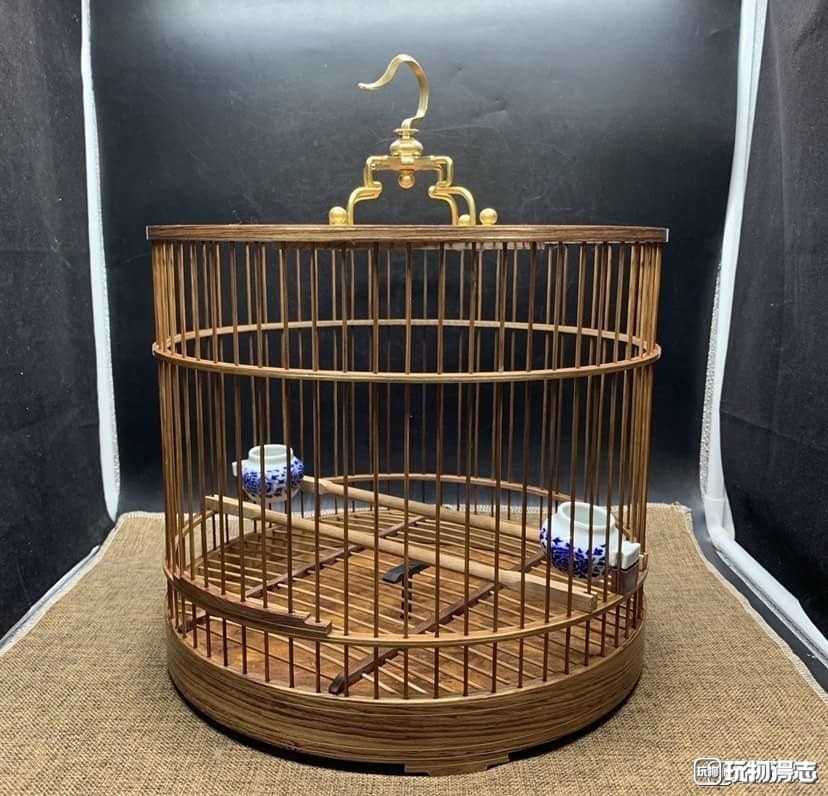 精美黄花梨大款鸟笼