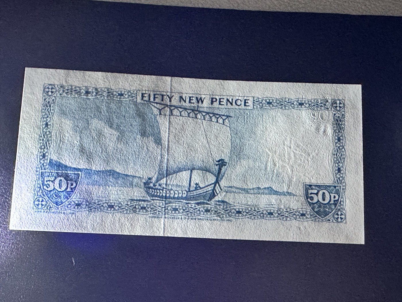 《外钞收藏家》第二百八十五期（连拍第二场）英国及英属专场 马恩岛50便士 全新