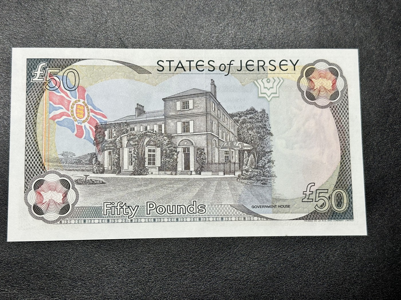 《外钞收藏家》第二百八十五期（连拍第二场）英国及英属专场 泽西岛1993年50镑 全新