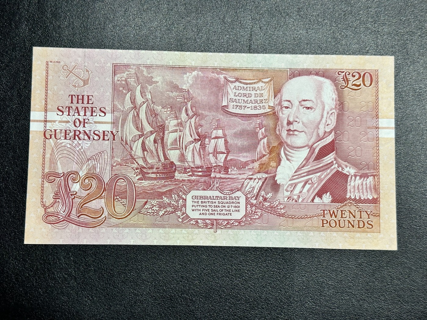 《外钞收藏家》第二百八十五期（连拍第二场）英国及英属专场 格恩西1990年-1991年20镑 全新 无47靓号