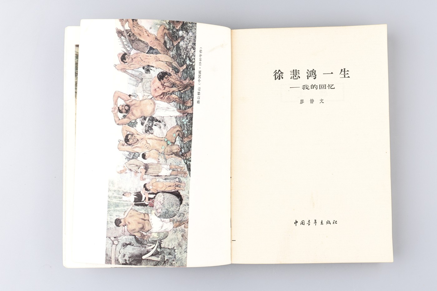 承乾2023春季文物拍卖会 - 锦灰宝星专场 现代 《徐悲鸿的一生》廖静文签名 20*4cm 纸本一册