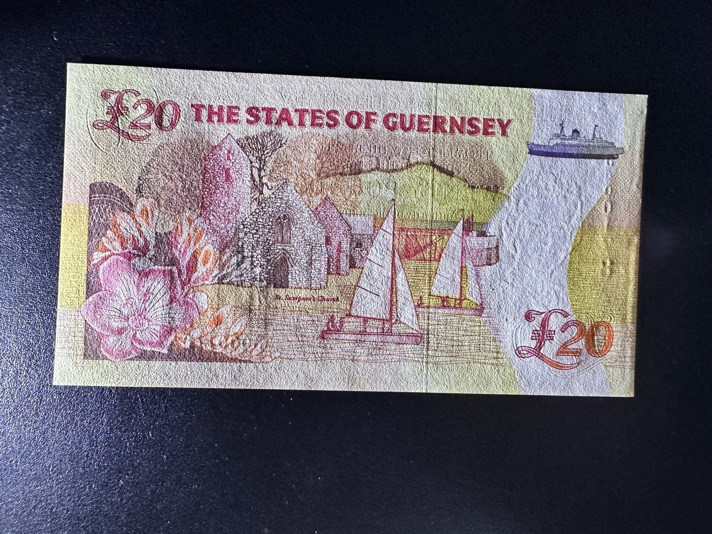 《外钞收藏家》第二百八十五期（连拍第二场）英国及英属专场  格恩西1996年20镑，B冠178号券 全新