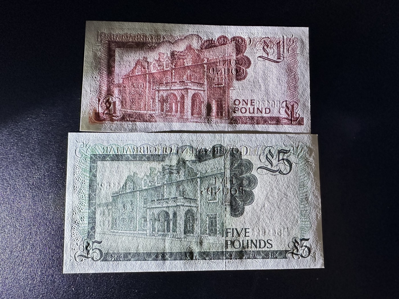 《外钞收藏家》第二百八十五期（连拍第二场）英国及英属专场 直布罗陀1-5镑 全新