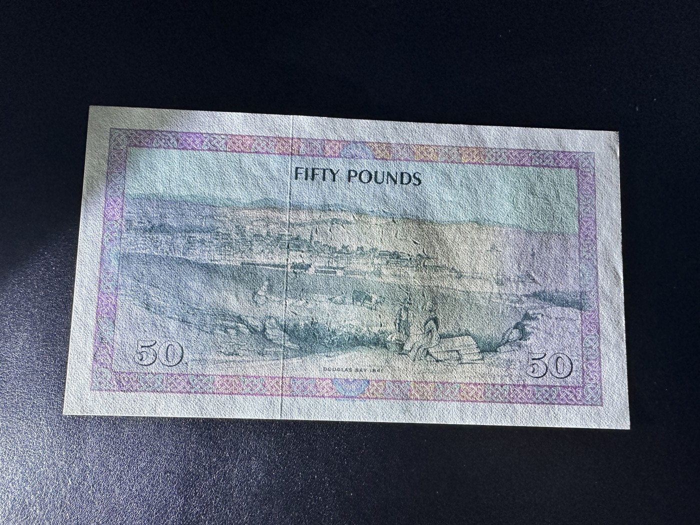 《外钞收藏家》第二百八十五期（连拍第二场）英国及英属专场 马恩岛50镑 全新尾88