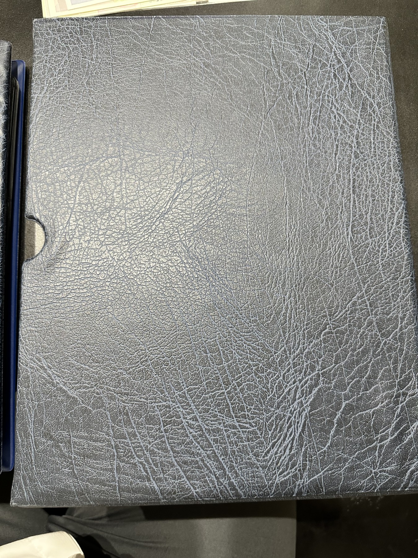 《外钞收藏家》第二百八十五期（连拍第二场）英国及英属专场 德国蓝色灯塔收藏册，带2格+3格+黑色分隔页（7页+23页+31页），二手 个别内页有裂口