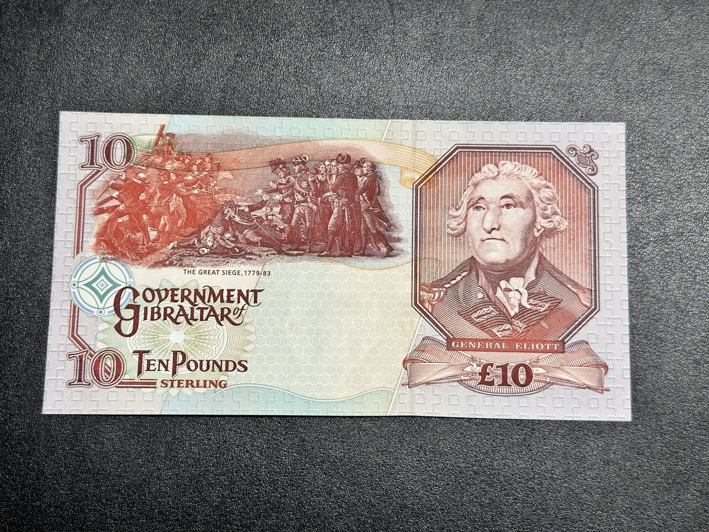 《外钞收藏家》第二百八十五期（连拍第二场）英国及英属专场 直布罗陀10镑 AA冠 全新