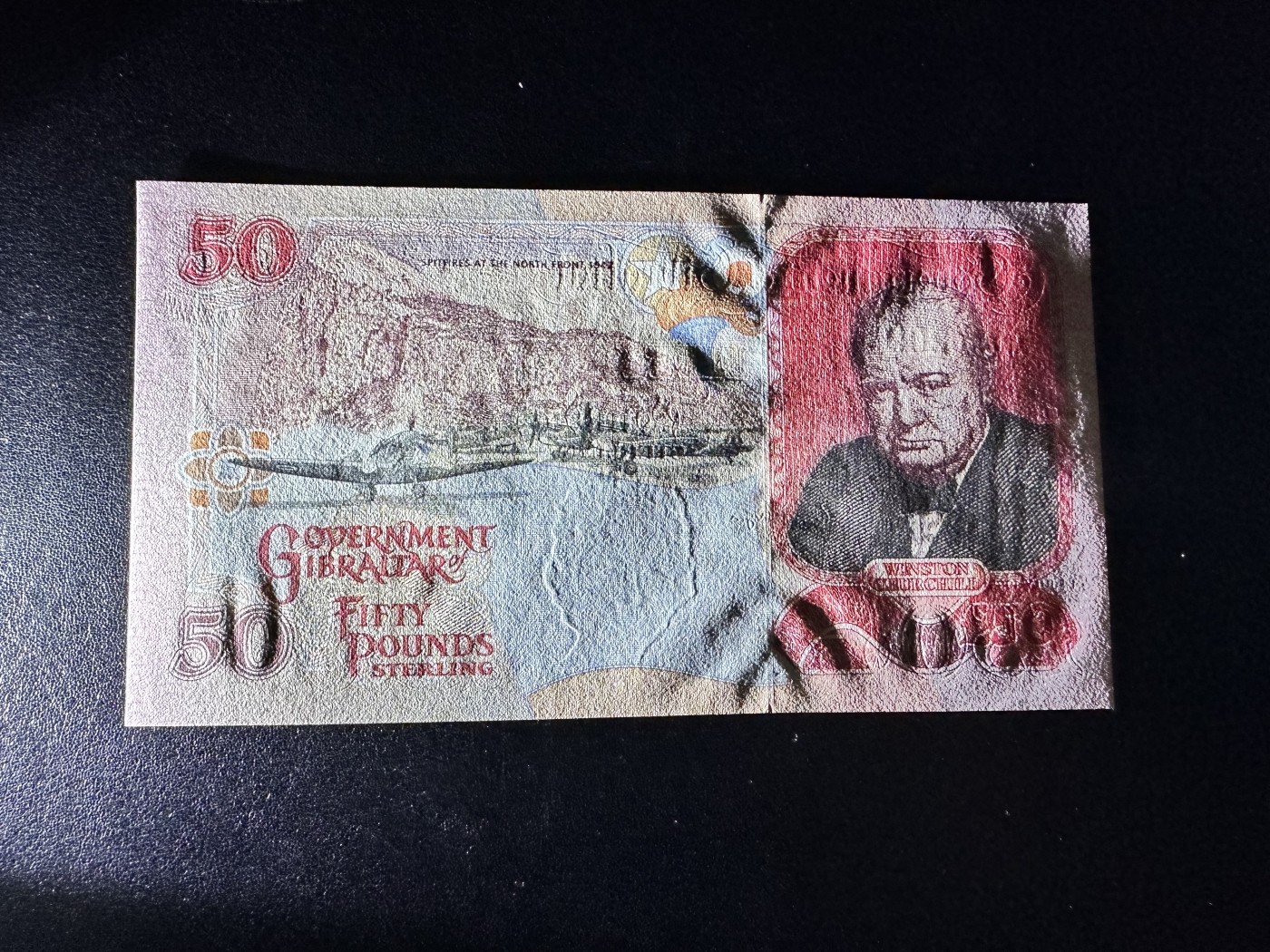 《外钞收藏家》第二百八十五期（连拍第二场）英国及英属专场 直布罗陀50镑 AA冠 无47 全新