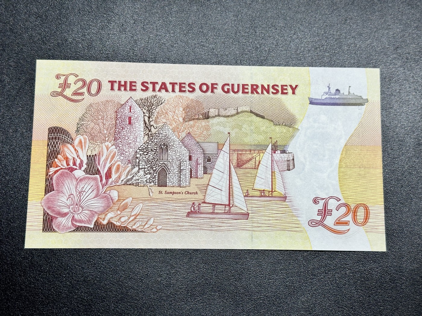 《外钞收藏家》第二百八十五期（连拍第二场）英国及英属专场  格恩西1996年20镑，B冠178号券 全新