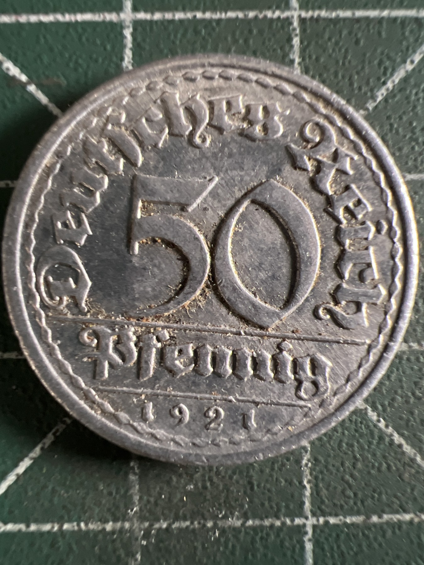 泡泡堂第373期  硬币专场 （无押金，捡漏，全场20包邮，偏远地区除外，接收代拍业务） 德国魏玛共和国50芬尼