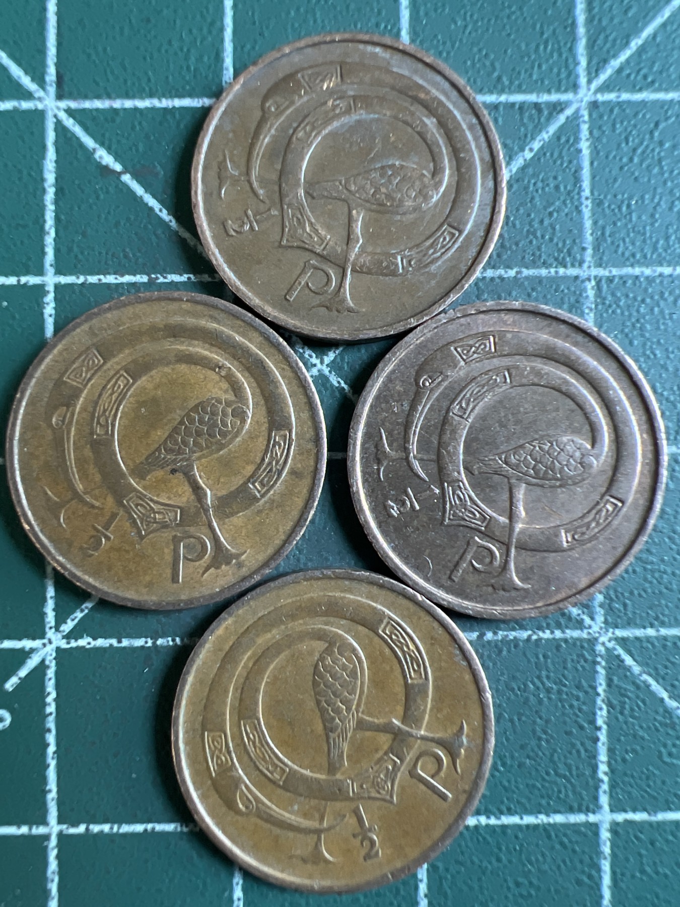 泡泡堂第363期  硬币专场 （无押金，捡漏，全场20包邮，偏远地区除外，接收代拍业务） 爱尔兰1/2P四枚