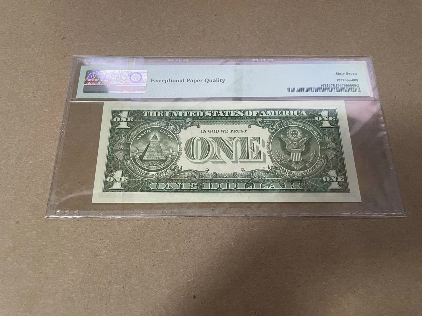 【Blue Auction】✨世界纸币精拍第347期——周日畅拍场【精】 【无47】美国 1957B 1美金 PMG67EPQ 
