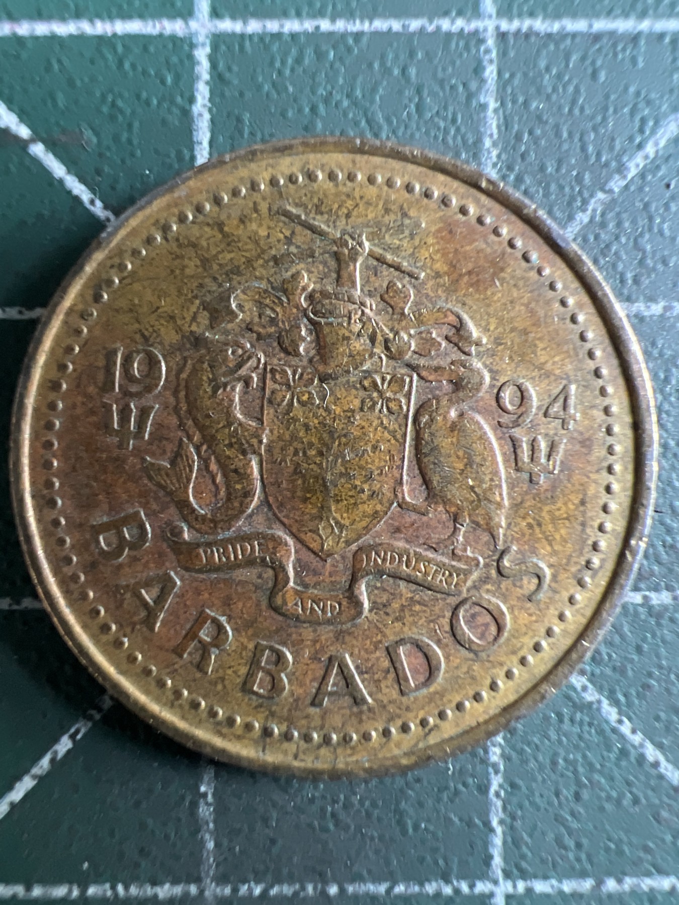 泡泡堂第378期 硬币专场 （无押金，捡漏，全场20包邮，偏远地区除外，接收代拍业务） 巴巴多斯五分