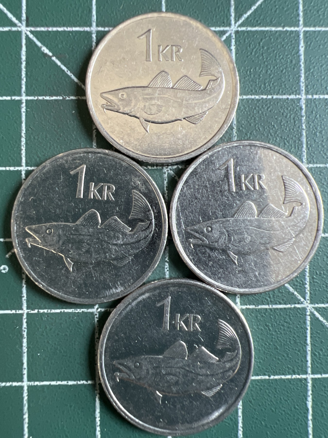 泡泡堂第362期  硬币专场 （无押金，捡漏，全场20包邮，偏远地区除外，接收代拍业务） 冰岛1克朗四枚