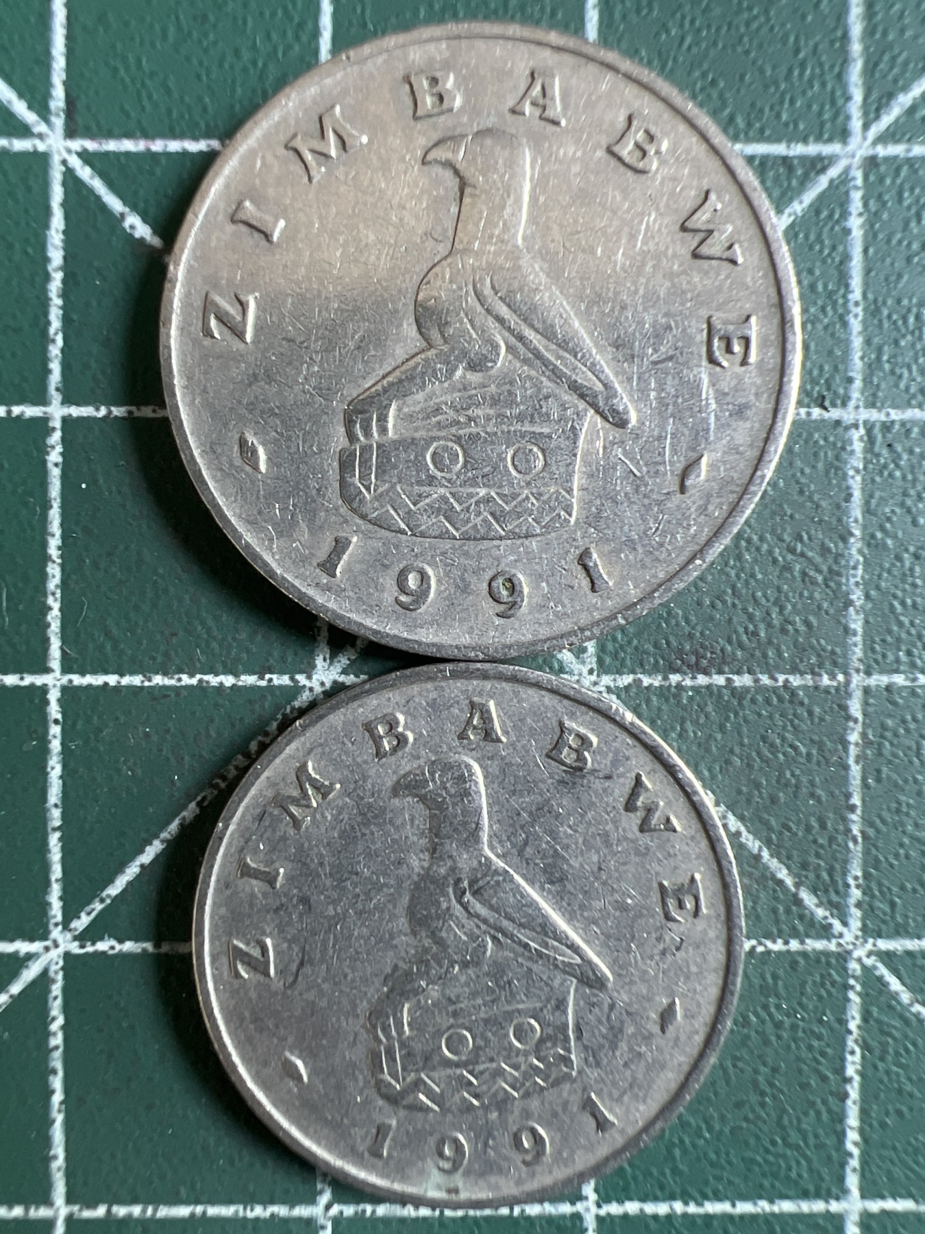 第420期 硬币专场 （无押金，捡漏，全场20包邮，偏远地区除外，接收代拍业务） 津巴布韦2枚