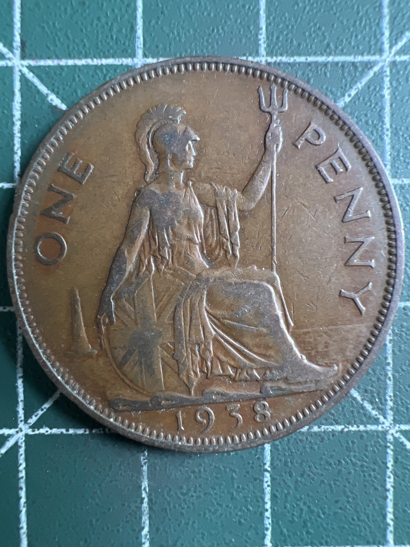 泡泡堂第378期 硬币专场 （无押金，捡漏，全场20包邮，偏远地区除外，接收代拍业务） 乔六一便士1938年