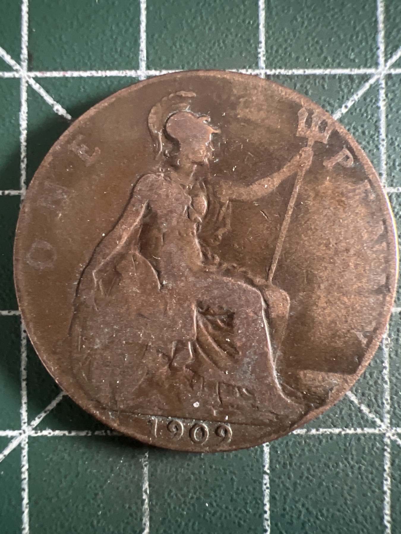 泡泡堂第373期  硬币专场 （无押金，捡漏，全场20包邮，偏远地区除外，接收代拍业务） 乔五一便士1909年