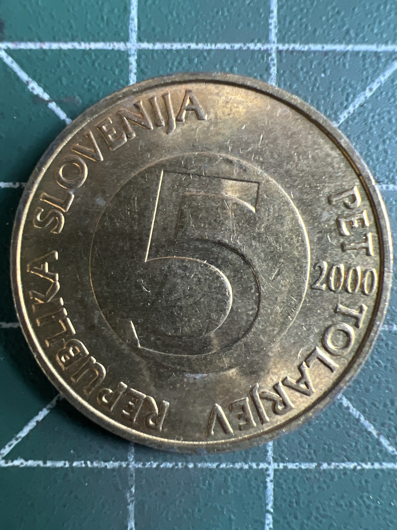 泡泡堂第362期  硬币专场 （无押金，捡漏，全场20包邮，偏远地区除外，接收代拍业务） 斯洛文尼亚5斯托廷