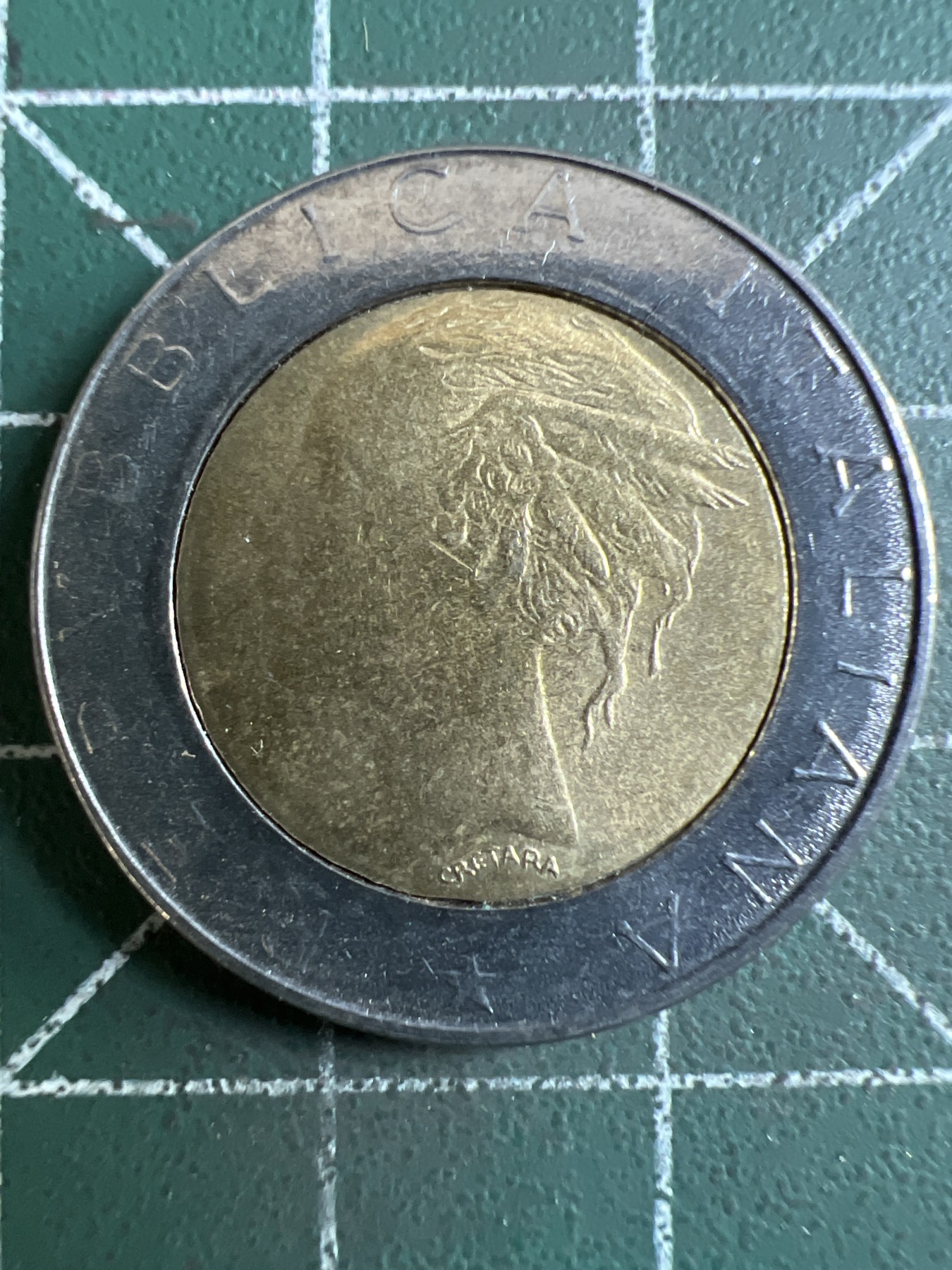 泡泡堂第363期  硬币专场 （无押金，捡漏，全场20包邮，偏远地区除外，接收代拍业务） 意大利500里拉双色币