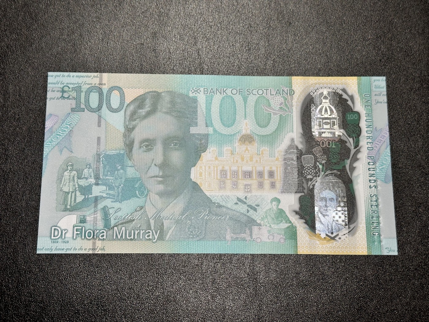 《外钞收藏家》第二百八十六期（连拍第三场） 2021年苏格兰银行100镑 全新UNC