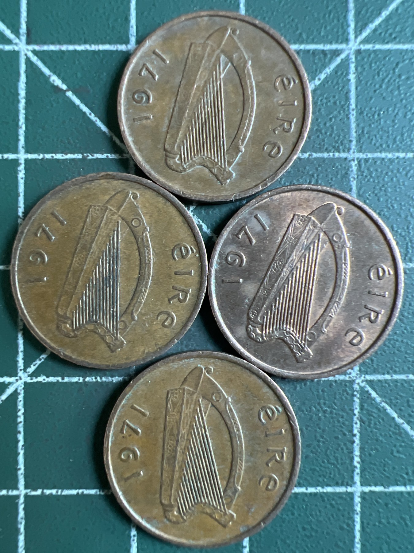 泡泡堂第363期  硬币专场 （无押金，捡漏，全场20包邮，偏远地区除外，接收代拍业务） 爱尔兰1/2P四枚