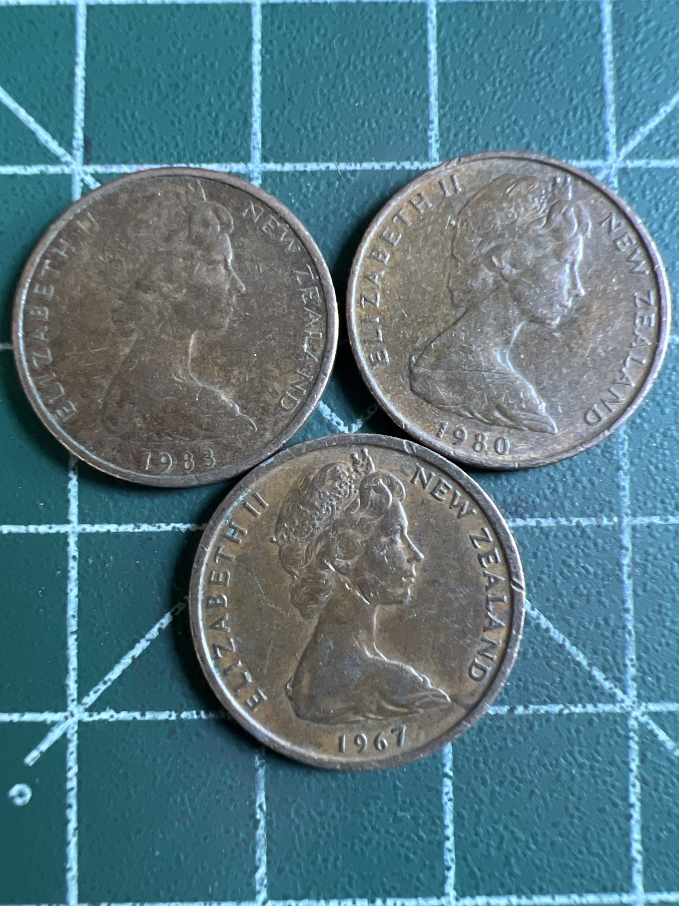 泡泡堂第363期  硬币专场 （无押金，捡漏，全场20包邮，偏远地区除外，接收代拍业务） 新西兰一分三枚