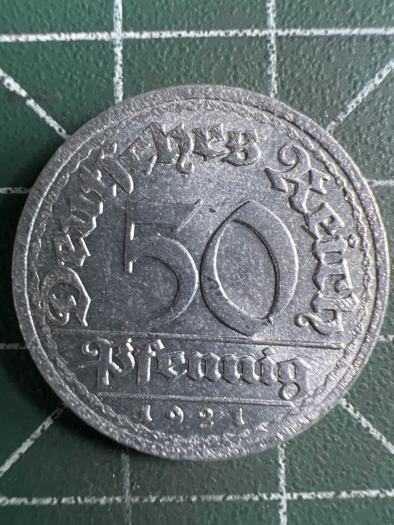 泡泡堂第362期  硬币专场 （无押金，捡漏，全场20包邮，偏远地区除外，接收代拍业务） 德国魏玛共和国50芬尼